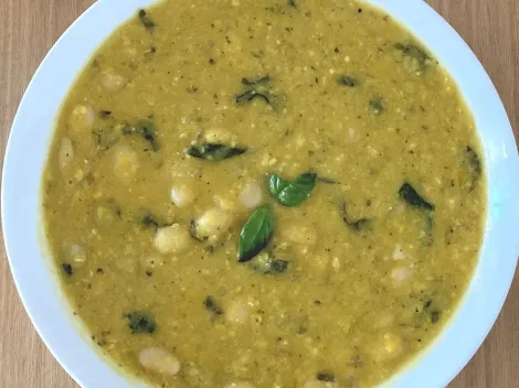 Receta de porotos granados con mazamorra