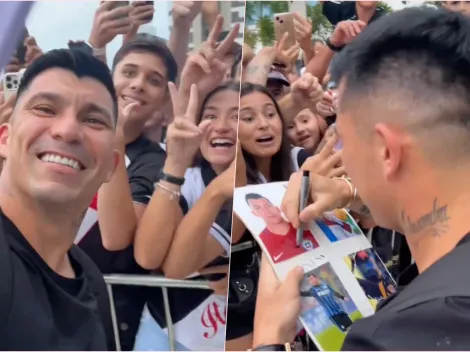 Un ídolo más: Medel desata increíble reacción de hinchas de Vasco