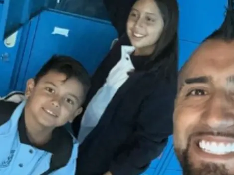 Vidal se une a la moda de las fotos del primer día de clases