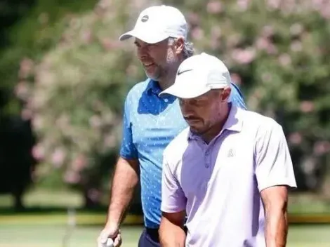 Marcelo Díaz disputa torneo de golf en la previa del Superclásico