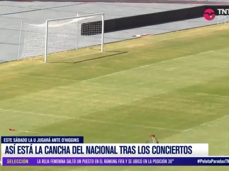Así quedó la cancha del Estadio Nacional tras Luis Miguel
