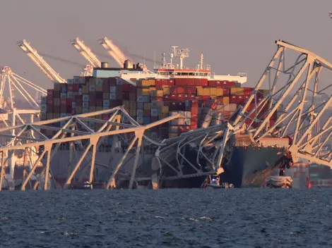 Barco derrumba puente en Baltimore EEUU: VIDEO del accidente