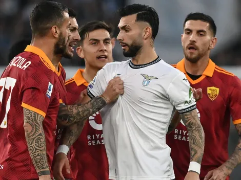 Roma-Lazio: Taty Castellanos casi se agarra con Dybala