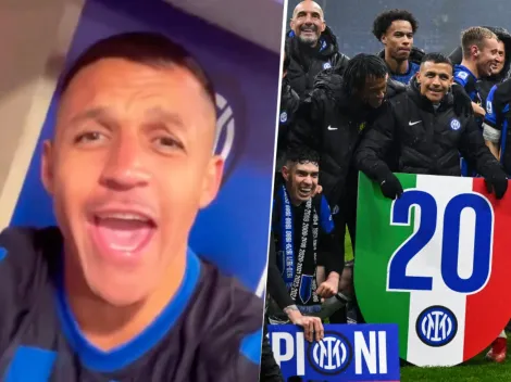 Cumbia y emotivo mensaje: Alexis celebra nuevo título con el Inter