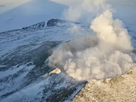 ¿Por qué un volcán en la Antártida produce oro en polvo?