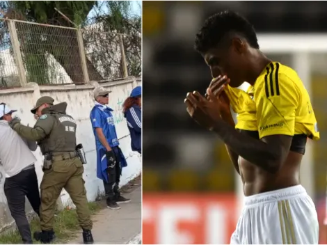 "Ambiente hostil": hinchas colombianos critican a Carabineros