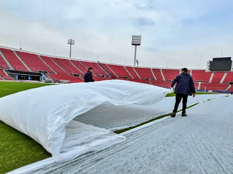 La cancha del Nacional es descubierta de cara al Clásico Universitario