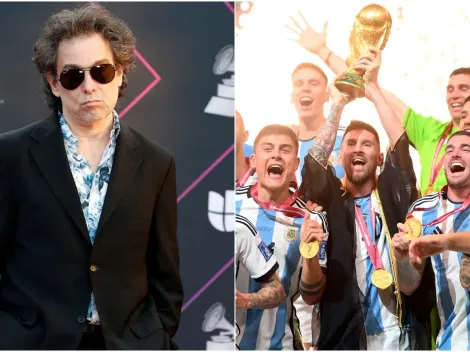 Calamaro habla basado: "Argentina ganó un mundial..."