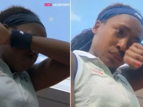 Impacto en Roland Garros: Coco Gauff llora en la cancha
