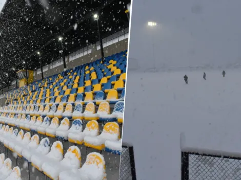 Suma y sigue: Partido de Huachipato fue suspendido por fuerte caída de nieve