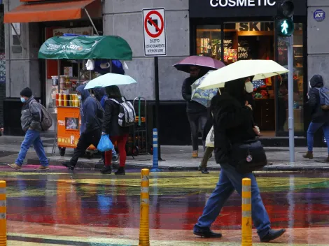 ¿Cuándo y a qué hora llueve en Santiago?