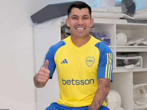 Gary Medel le manda palo directo a su DT previo a debutar con Boca