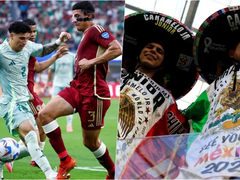 Hinchas mexicanos se gradúan de especiales con “oles” a Venezuela