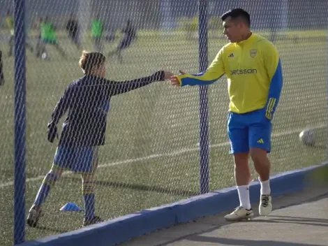 El afecto de pequeños hinchas de Boca para Medel: "¡Jugadorazo!"