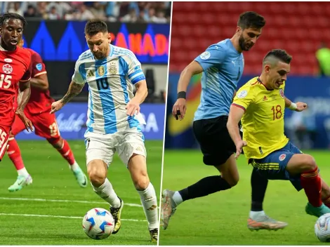¿Cuándo se juegan las semis de Copa América con Argentina vs Canadá y Uruguay vs Colombia?