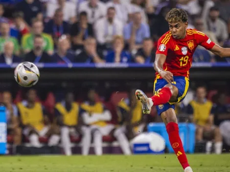Yamal marca un golazo histórico con España en la Euro