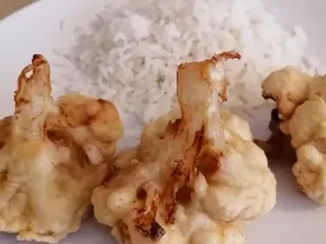 Receta fritos de coliflor para un almuerzo rápido y delicioso