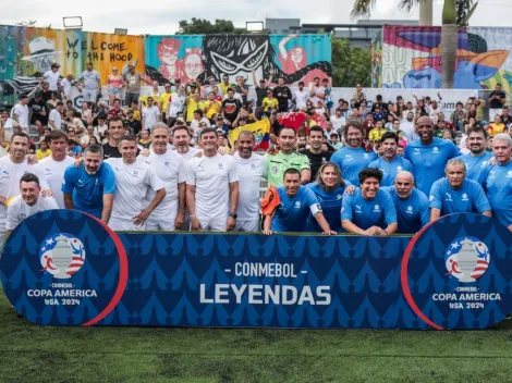 La dupla "Sa-Za" brilla en duelo de leyendas durante Copa América