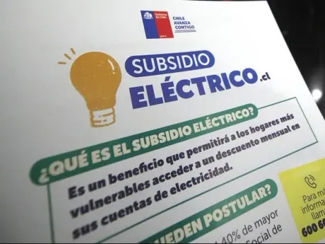 Subsidio Eléctrico: Informan importante cambio en la selecciones de beneficiarios