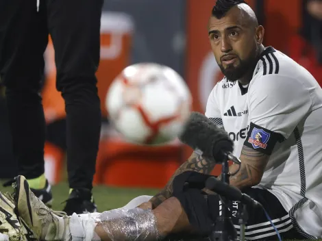 Vidal a los periodistas al detallar su lesión: "No me tiren la mala"