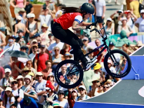 Macarena Pérez a la Final del BMX Freestyle en París 2024