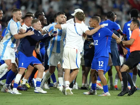 Escándalo a golpes en Argentina vs Francia