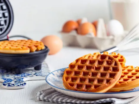 Receta de waffles esponjosos fácil y rápida