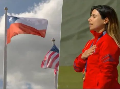 El emocionante himno de Chile tras el oro de Crovetto