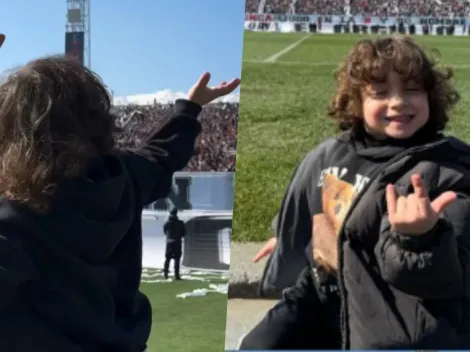 Falcón comparte lindo momento con su hijo en el Arengazo