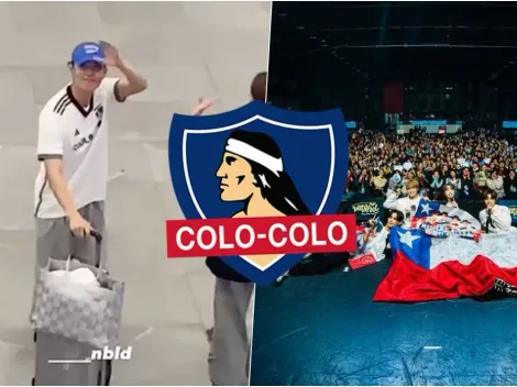 Popular cantante de Kpop aparece con la camiseta de Colo-Colo