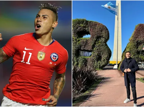 ¡Lo miraron feo! Trovador grita gol de Chile en centro de Buenos Aires