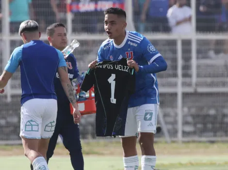 Nico Guerra y la U le dedican el gol a Campitos: "Te quiero"