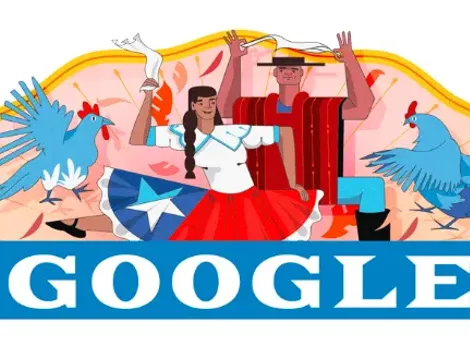 Google celebra con un doodle por Fiestas Patrias