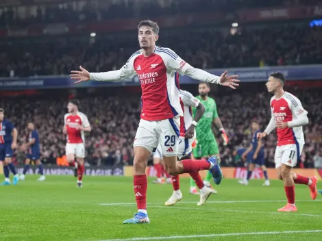 Arsenal celebra a costa del PSG en la Champions