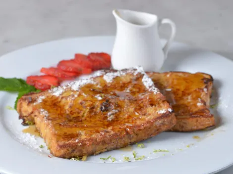 Receta de tostadas francesas para el desayuno