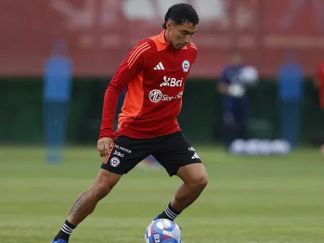 Luciano Cabral lideró el primer entrenamiento de la Roja