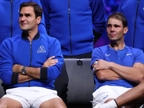 El emotivo adiós de Federer a Rafael Nadal