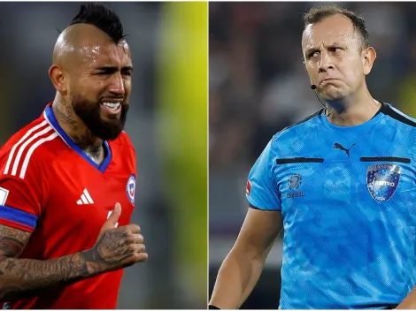 La furia de Vidal contra el árbitro: "¿Cómo no vio esa w...?"