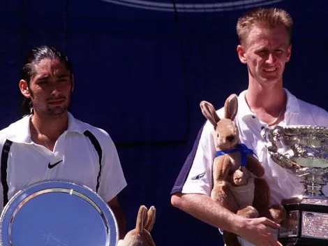 Polémico verdugo del Chino Ríos celebra a su hijo que brilla en el tenis