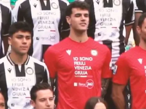 ¿Y Alexis? Damián posa en la foto oficial del plantel de Udinese