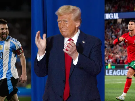 Trump en modo fútbol: Elije al mejor entre Messi y Cristiano Ronaldo