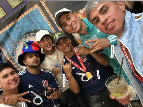 La U celebró el título hasta la madrugada