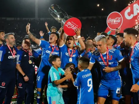 Jugador de la U fue a ver la final de la Copa Sudamericana