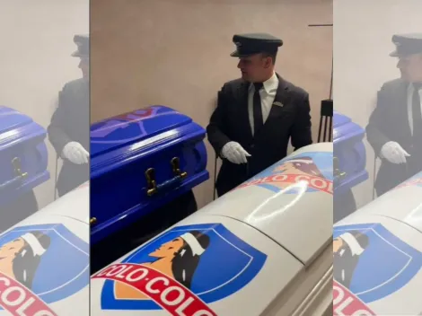 Funeraria lanza féretros personalizados de Colo Colo y la U