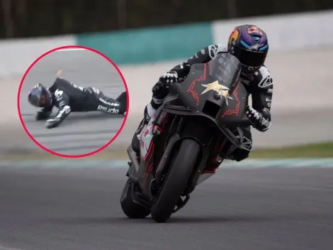 Brutal caída en MotoGP: Campeón mundial sufre graves fracturas