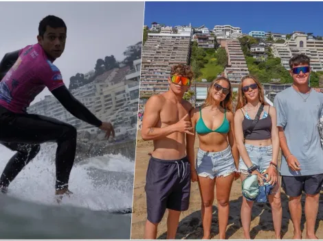 La fiesta del surf se tomó Reñaca, perro