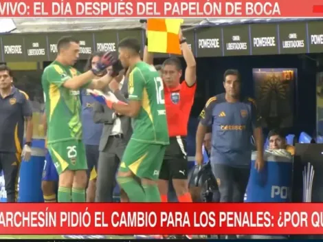 Escándalo por cambio de arqueros en Boca antes de los penales