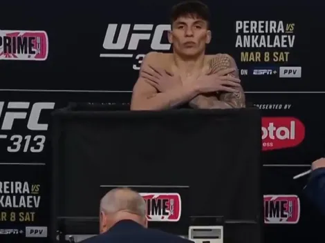 El insólito momento que vivió Jaula Bahamondes en pesaje del UFC 313