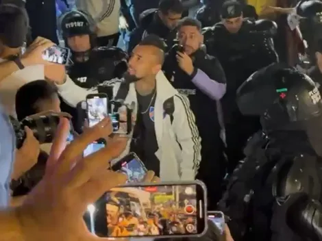 Vidal es recibido como clase mundial por hinchas del Bucaramanga