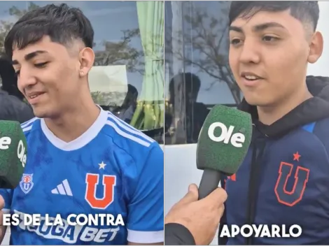 El video viral del hincha de la U que banca a Carlos Palacios